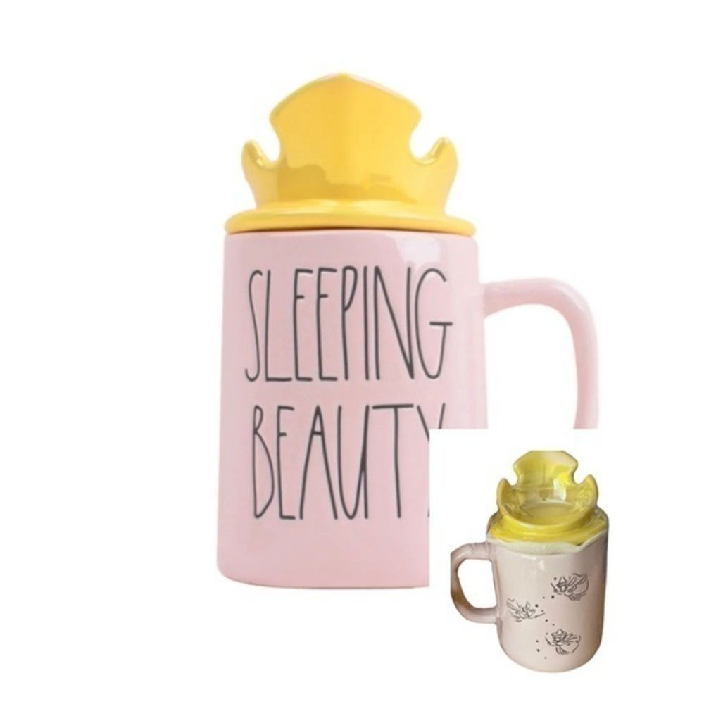 Rae Dunn Sleeping Beauty Disney Princess Covered Mug